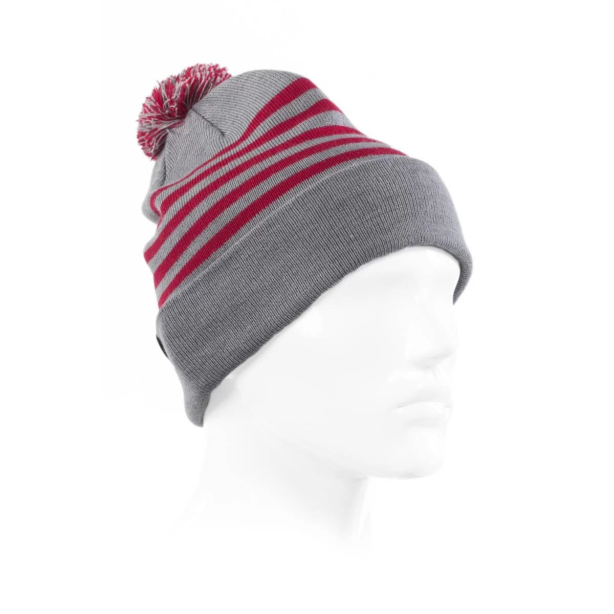 Mons Royale Stripe Pom-Pom Beanie 4 Mons Royale Stripe Pom-Pom Beanie - Image 2
