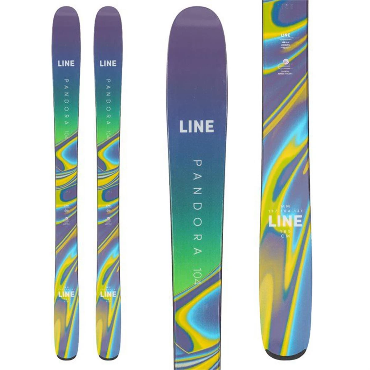 Line PANDORA 104 Women's Skis 2023 3 Line PANDORA 104 Women's Skis 2023
