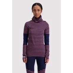 Mons Royale Womens Cornice Rollover Long Sleeve Base Layer