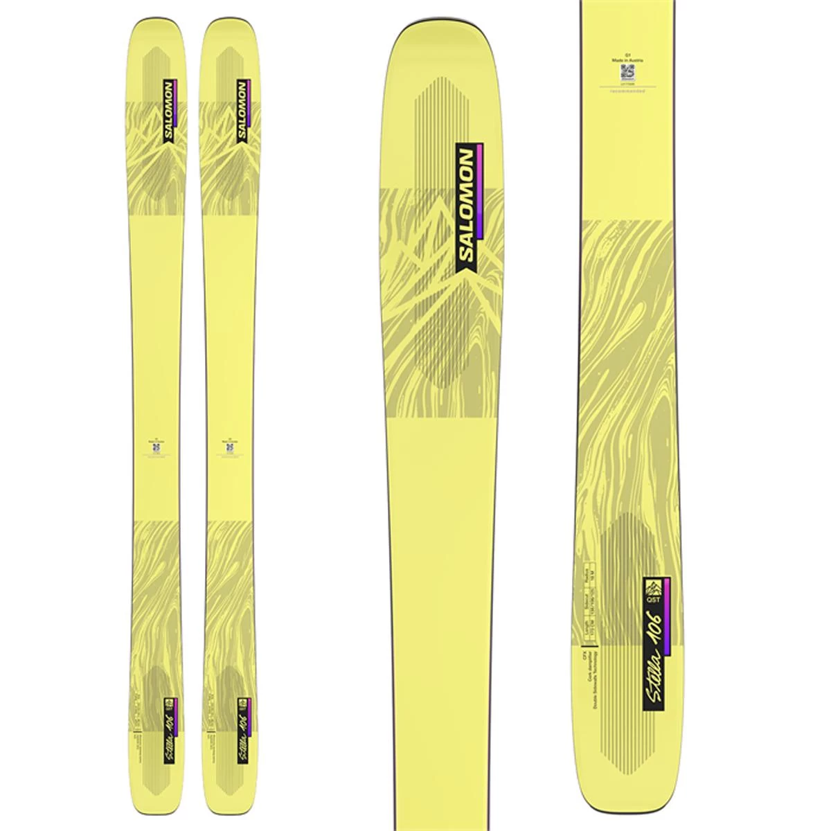 Salomon QST STELLA 106 Women's Skis 2023 3 Salomon QST STELLA 106 Women's Skis 2023