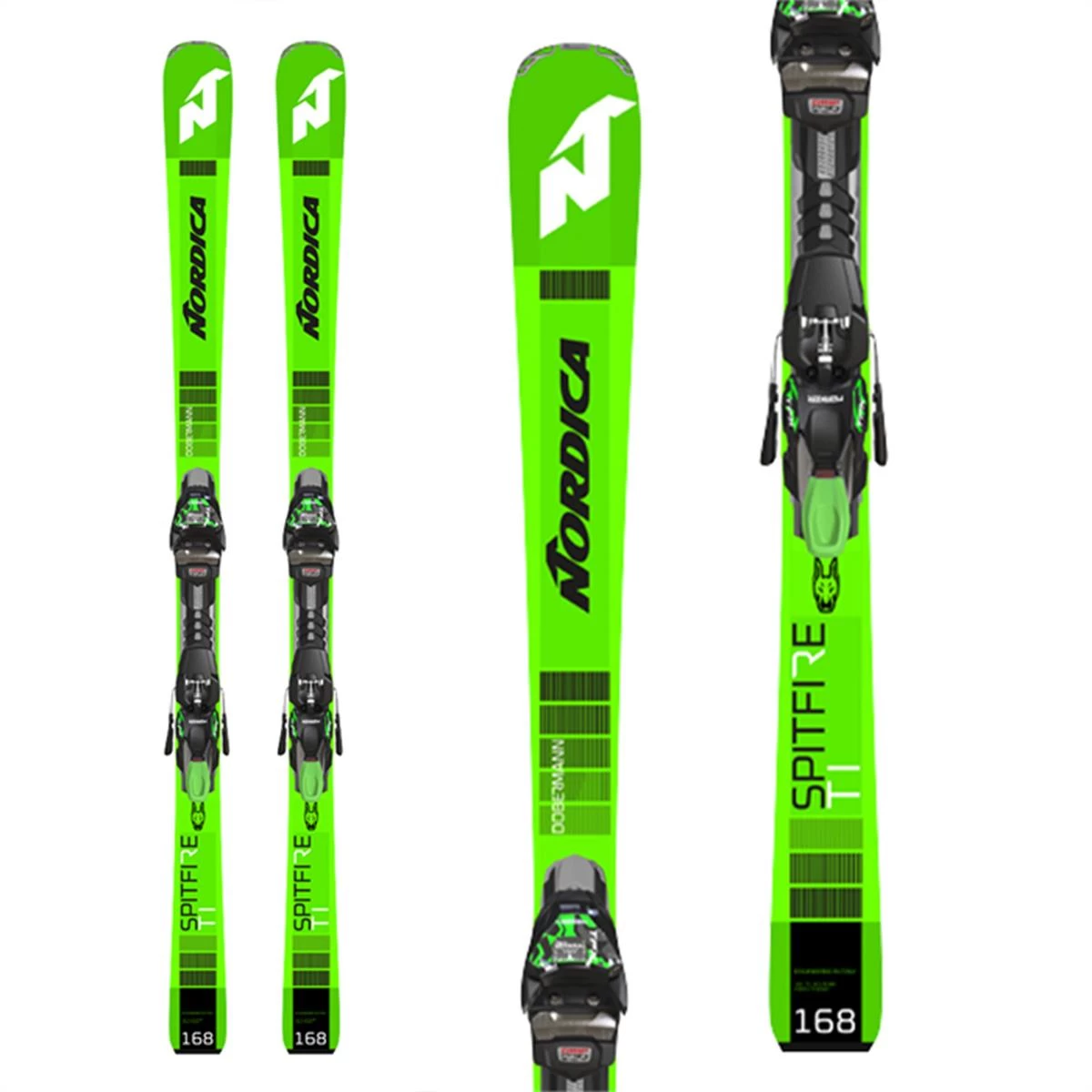 Nordica Dobermann Spitfire Ti Skis With Bindings 2019 3 Nordica Dobermann Spitfire Ti Skis With Bindings 2019