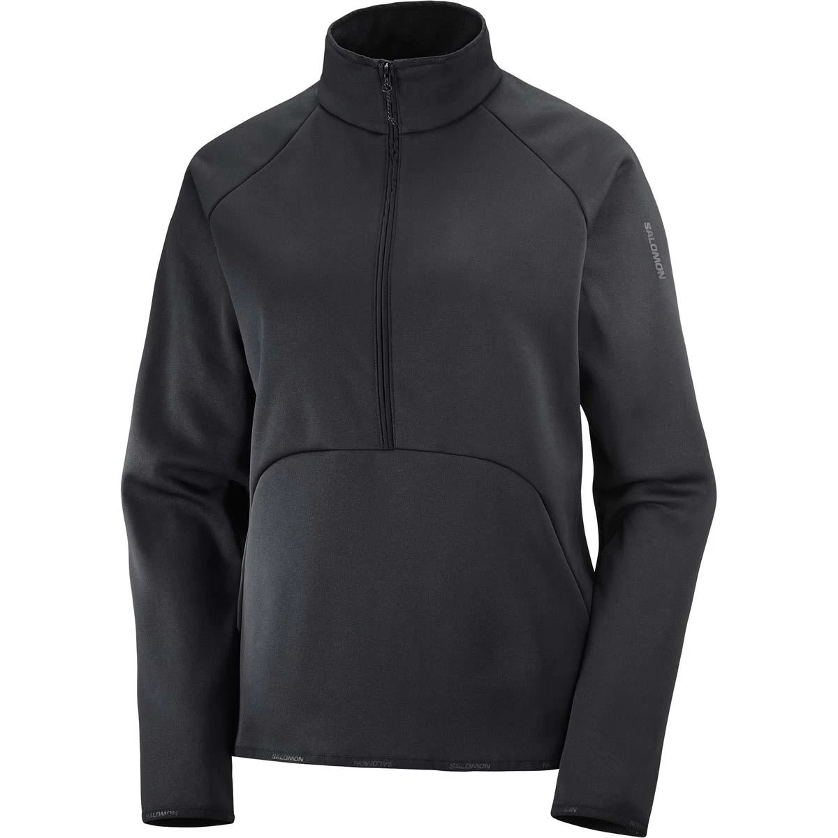 Salomon Essential Warm Half ZIp Fleece Jacket Women's 2023 4 Salomon Essential Warm Half ZIp Fleece Jacket Women's 2023 - Image 2