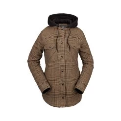 Volcom Hooded Flannel Jacket